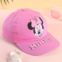 Babyhug Disney  Summer Cap With Minnie Mouse Graphics - Pink-image-25