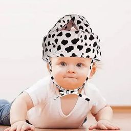 NeonateCare Baby Safety Helmet White with Black Dots (Color and Design may vary)-image-50