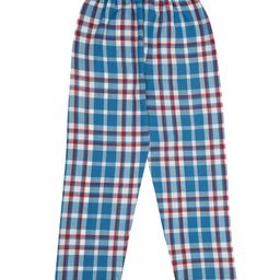 Funkrafts Cotton Woven Checked Pajama - Red & Blue-image-72