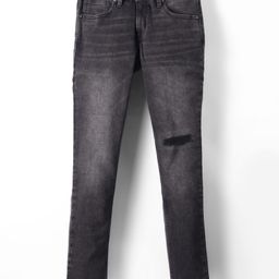 Pepe Jeans Ankle Length Washed Jeans - Black-image-2