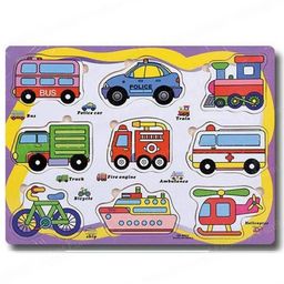 Bunie Learning Transport Puzzle Board Toy for KidsMulticolor-15