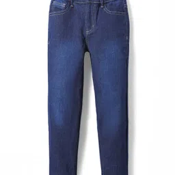 Pine Kids Denim Full Length Washed Jeans - Navy Blue-picture-45