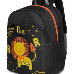 Harissons R59 ROAR Black Orange School Backpack Fierce Lion Design.(Age -3 to 6 Year 16 Inches )-image-87
