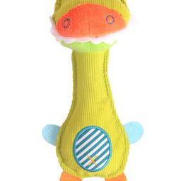 BitFeex Soft Plush Baby Rattle Toy Animal Shaped Hanging Hand Toy with Bell Sound for Infant Boys and Girls Perfect Baby Gift With chu-chu Sound-Green-image-14