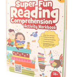 wonder house books Super Fun Reading Comprehension Activity Workbook Level 2 - English image 2