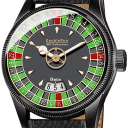 DOUBLERUN Men Dial & Leather Straps Analogue Multi Function Watch H05N12031 image 3