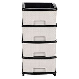 RUBOXA Black Set of 1 Regular Drawer Organiser Organisers image 2