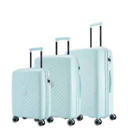 Nasher Miles Antwerp Hard-Sided Polypropylene Luggage Set of 3 Pastel Green Trolley Bags(55,65&75cm)-image-63