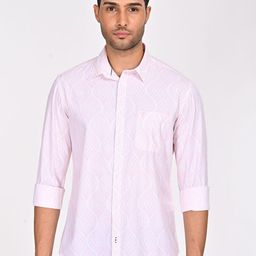 Indian Terrain Men Classic Fit Spread Collar Abstract Printed Cotton Casual Shirt-picture-26