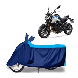 Auto Pearl Two Wheeler Cover for CFMoto 400NK - Cyan, Blue-image-33