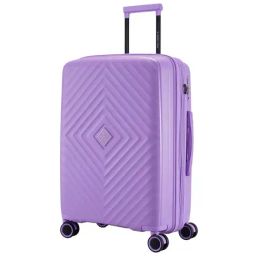 Nasher Miles Antwerp Hard-Sided Polypropylene Check-in Luggage Pastel Purple 24inch|65cm Trolley Bag-picture-10