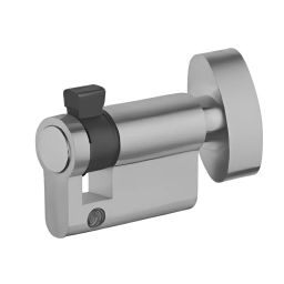GEZE Euro Profile Cylinder Half Cylinder-Knob Type, Size 35 mm + 10 mm, Brass Body and AB, SS Finish, 8115310-image-33
