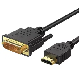 LOTA HDMI Input to DVI Output Adapter Cable Black 3 m Supports 1080p Full HD Plug & Play, MST-1756-LT-17