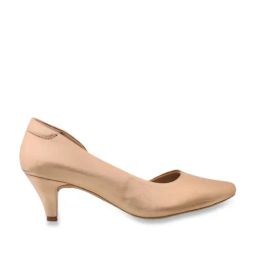 Mochi Women's Rose Gold D'orsay Shoes-image-34