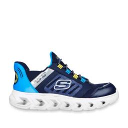 Skechers Boys HYPNO-FLASH 2.0 - ODELUX Navy Blue Casual Sneakers-image-32