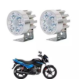 Cartronics Round 6 LED Motorcycle Light Bike Fog Lamp for Hero Glamour-33