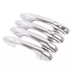 Auto Pearl Stylish Car Door Catch Handle Cover ABS India Compatible For Honda Civic 2019, HC_Chrome_Civic2019-image-3