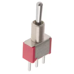 RS PRO Toggle Switch PCB Mount (On)-Off-(On) SPDT Through Hole Terminal, 7347141-8