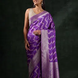 Taneira Woven Design Zari Saree-23