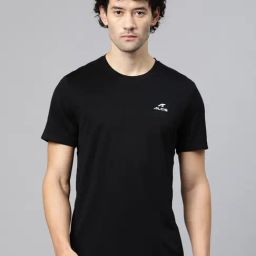 ALCIS Black Anti Static Slim Fit Sports T-Shirt-image-45