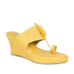 Inc.5 Women's Mustard Toe Ring Wedges-picture-33