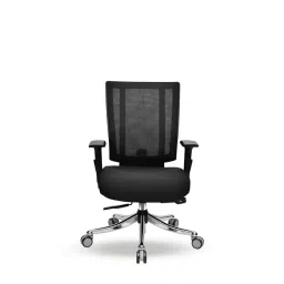 Mango Blossom Comfy Black Mid Back Office Chair-image-100