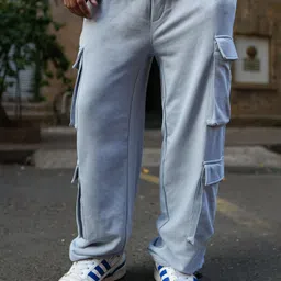 Powerlook Men Mid-Rise Cargo Track Pants-image-35