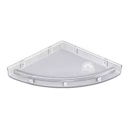 Implemental Shelf Corner Shelves ‎8x8 inch ABS ‎Transparent for Multi Purpose Use in Bathrooms-43