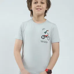 Monte Carlo Boys Typography Printed Applique T-shirt-picture-8