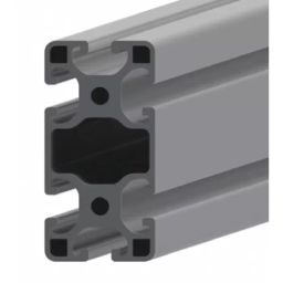 RS PRO Silver Aluminium Profile Strut 40 x 80 mm 8 mm Groove 2000 mm Length, 7613325-13