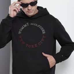 Tommy Hilfiger Typography Printed Hooded Sweatshirt-picture-32