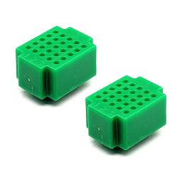 Ultra Mini Breadboard XF-25 Breadboard - Dark Green (Pack of 2) - RS4927Ultra Mini Breadboard XF-25 Breadboard - Dark Green (Pack of 2) - RS4927-10