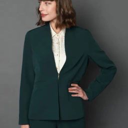 Vero Moda Green Regular Fit Blazer-picture-19