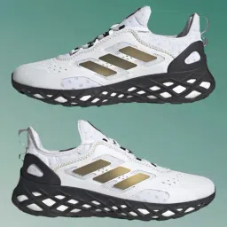Adidas Men's WEB BOOST White Running Shoes-image-8