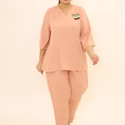 Swadeshi Shringaar V-Neck Top & Trouser Co-Ords-picture-54