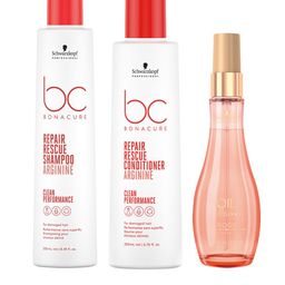 Schwarzkopf PROFESSIONAL Bonacure Repair Rescue Shampoo & Conditioner with Hair Oil-14