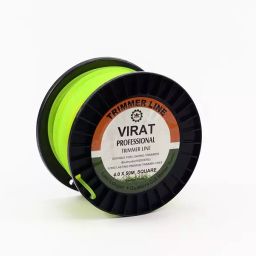 Virat TLYG450 Professional Trimmer Line for Brush Cutter 4.0 mm x 50 metres Green (Square Profile)-16