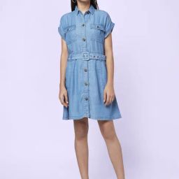 Coolsters by Pantaloons Kids Blue Cotton Regular Fit Dress-picture-32