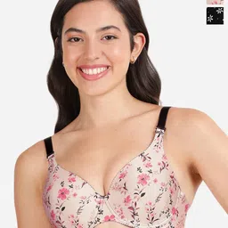shyaway Pack Of 2 Floral Print Medium Coverage Lightly Padded T-shirt Bra- All Day Comfort-picture-58