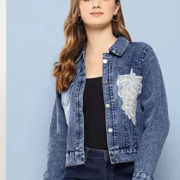 CORSICA Women Washed Lightweight Denim Jacket-picture-38