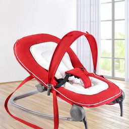 3 in 1  Baby Rocker Cum Bouncer - Red-17