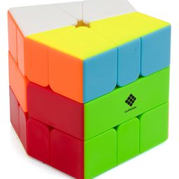 Cubelelo Drift Square 1 Stickerless Cube Puzzle for Kids & Adults Speedy Stress Buster Brainstorming Cube - Multicolor-18