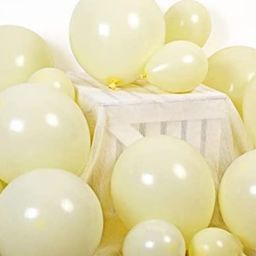 Untumble Jumbo Pastel Color Balloons For Birthday Baby Shower Decoration Yellow - Pack of 10-27