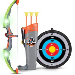 YAMAMA Archery Bow And Arrow Set For Kids Boys Basic Archery Set With 3 Suction Cup Arrows Target And Quiver - Multicolor-18