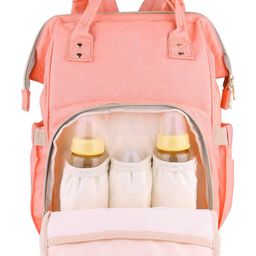 House of Quirk Baby Diaper Bag Maternity Backpack-Pink-63