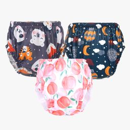 Chinmay Kids Baby Panty Boys and Girls Reusable Washable Printed Panty Pack of 3-image-67