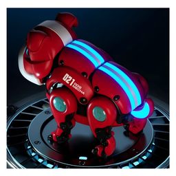 Negocio Battery Operated Robot Dog Machine Toy  Lighting Toy Walking Toy Available in Multi Color Dog Look Like a Robot Dog Look Like a Intelligent - Pack of 1 image 3