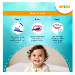 MEECHU Toothpaste strawberry flavour 80g pack image 4
