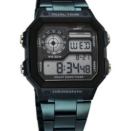 Sonata MenDial & Bracelet Style Straps Digital Watch 77134PM07W-image-49