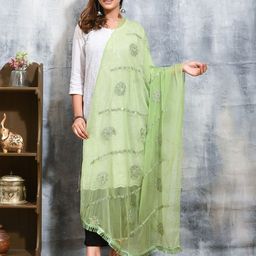swatika Dyed Dupatta with Thread Work-picture-7